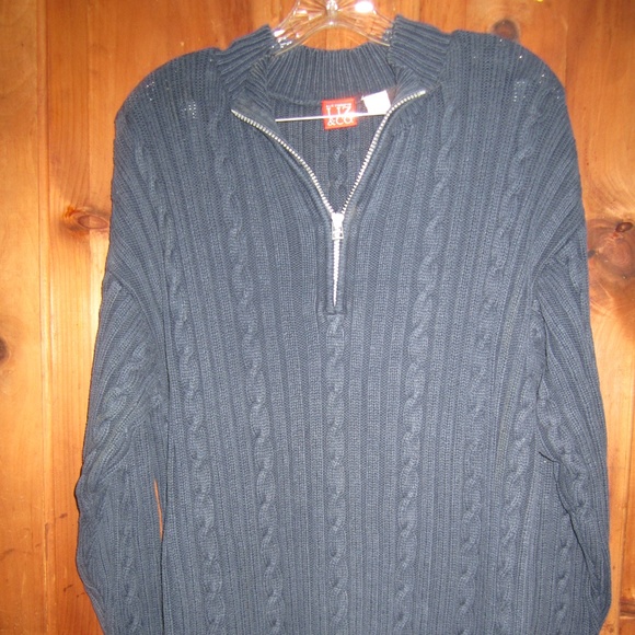 Liz Claiborne Sweaters - Liz Claiborne  Cable Knit Sweater Blue Size M